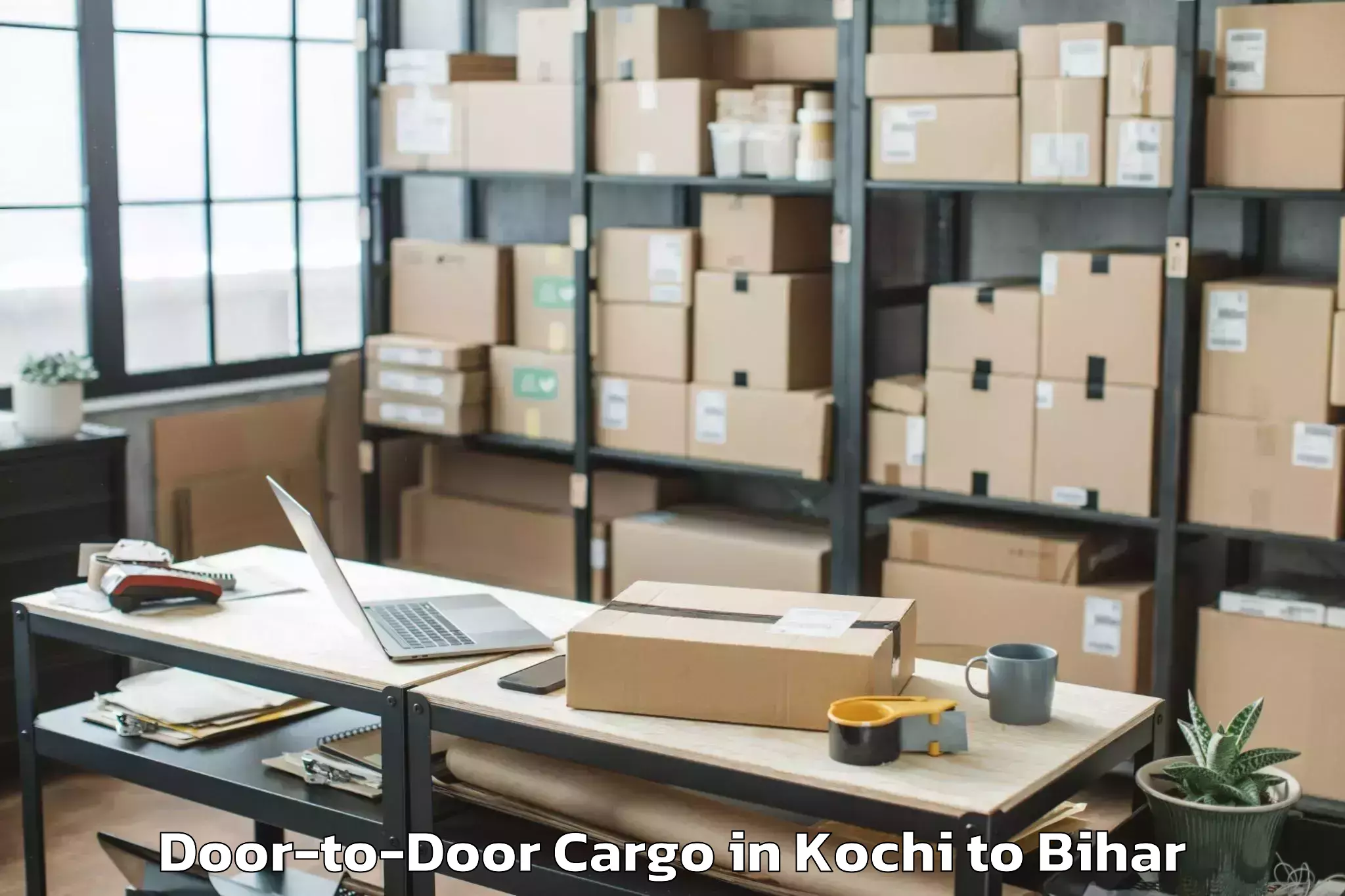 Professional Kochi to Laukaha Door To Door Cargo